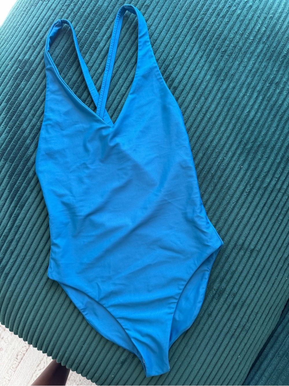 Jade One-Piece Swimsuit, Classic V-Neck Size XS